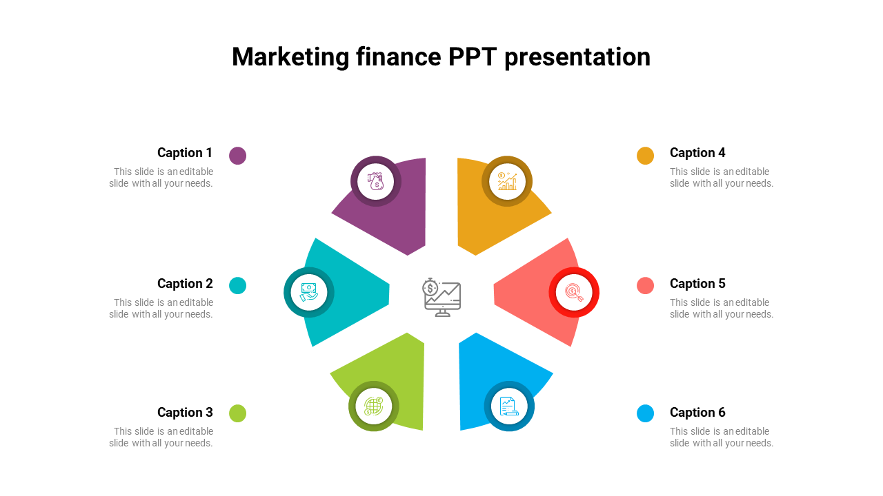 Marketing finance PPT presentation infographics design
